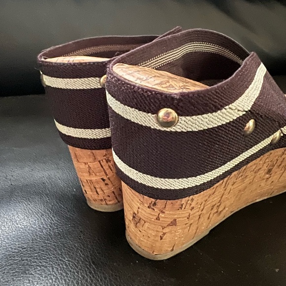 Wedge Heels black elastic - Picture 3 of 4